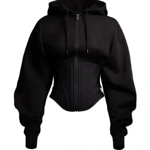 Mugler corset hoodie hoody jacket xxl women’s or men’s nwt h&m - Picture 11 of 12